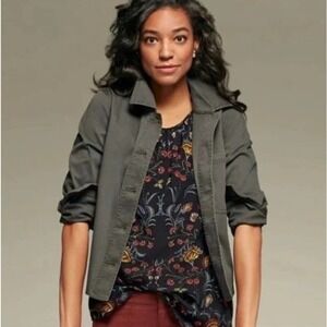 Cabi 3621 Legend Black Colorful Floral Sleeveless Keyhole Top Blouse Sz S